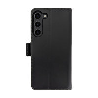 Olixar Black Leather-Style Wallet Stand Case - For Samsung Galaxy S23