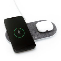 Olixar 20W Dual Wireless Charger Pad - Grey