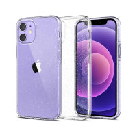 Olixar Clear Glitter Tough Case - For iPhone 12