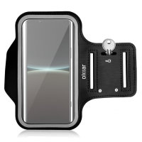 Olixar Black Running and Fitness Armband Holder - For Sony Xperia 5 V