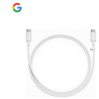 Official Google White USB-C to USB-C Charge and Sync 1m Cable - For Google Pixel 4