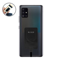 Olixar Black Ultra-Thin USB-C 10W Wireless Charger Adapter - For Samsung Galaxy A51 5G