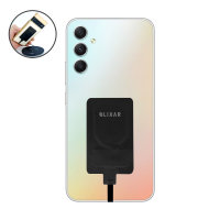 Olixar Black Ultra-Thin USB-C 10W Wireless Charger Adapter - For Samsung Galaxy A34 5G