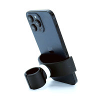 Olixar Black Universal Multi-function Rotational Phone Bracket Stand - For Travel