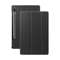Olixar Black Leather-Style Case with S Pen Holder  - For Samsung Galaxy Tab S9 Ultra