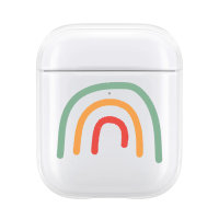 Lovecases Rainbow Protective Clear Case - For AirPods 1 and 2