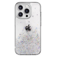 SwitchEasy Starfield 3D Glitter Resin Clear Case - For iPhone 15 Pro