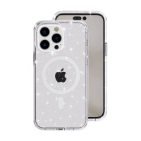 Olixar MagSafe Clear Glitter Tough Case - For iPhone 15 Pro Max