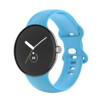 Olixar Blue Soft Silicone Sport Band Large - For Google Pixel Watch 2