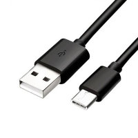 Official Samsung Black 1.5m USB-A to USB-C Fast Charge & Sync Cable - For Samsung Galaxy S24 Ultra