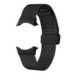 Official Samsung Black Milanese Stainless Steel Band S/M - For Samsung Galaxy Watch FE (40mm)