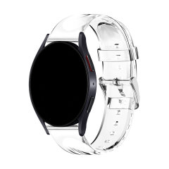 LoveCases Clear Gel Watch Strap (S/M) - For Samsung Galaxy Watch FE (40mm)