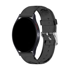 LoveCases Black Gel Watch Strap (S/M) - For Samsung Galaxy Watch FE (40mm)