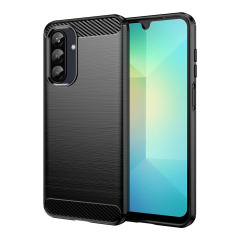 Olixar Black Carbon Fibre Style Case - For Samsung Galaxy A56