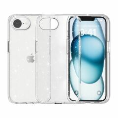 Olixar Clear Glitter Tough Case - For iPhone 16e