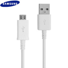 Cable de Carga y Sincronización Samsung Micro USB - Blanco