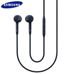 Official Samsung In-Ear Headset with Mic and Controls - Black / Black
