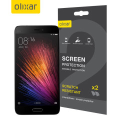 Olixar Xiaomi Mi 5 Film Screen Protector 2-in-1 Pack