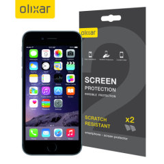 Olixar iPhone 8 Plus / 7 Plus Skärmskydd - Tvåpack