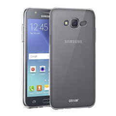 Coque Samsung Galaxy J5 2015 Olixar FlexiShield en gel – Transparente