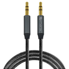 Câble  audio Aux 3.5mm vers 3.5mm 4smarts SoundCord – 1M