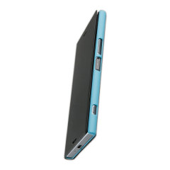 The Roxfit Touch Book case in blue houses your Xperia XZ1, providing protection, while also allowing you to view and interact with the screen while the case is closed. Also features a built-in media viewing stand. Part of the "Made for Xperia" program.