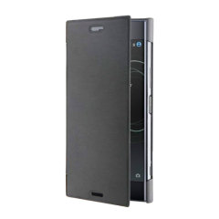 This "Made for Xperia" black premium book case by Roxfit holds the Sony Xperia XZ1 within a form fitting frame, crafted from an ultra-high quality slim shell and featuring a super-slim front flap. Also features a convenient inner card slot.