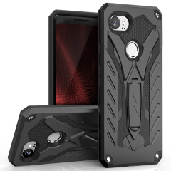 Equip your Google Pixel 2 XL with military grade protection and superb functionality with the ultra-rugged Static case in black from Zizo. Coming complete with a handy kickstand for viewing media in both portrait and landscape.