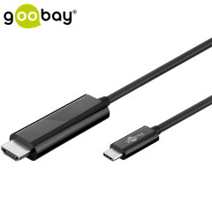 This Goobay DeX USB-C to HDMI cable in aluminium supports UltraHD 4K video at 60Hz, while the plug and play nature of the device lets you connect in no time. Connect your USB-C compatible device to your TV in seconds to enjoy a truly cinematic experience.