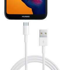 Cable USB-C Oficial Huawei P20 Lite Super Charge 1m - Blanco