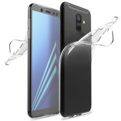 Olixar FlexiCover Full Body Samsung Galaxy A6 2018 Gel Case - Clear