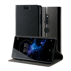 This officially licensed standing book case in black by Roxfit houses the Sony Xperia XZ3 within a form fitting frame, which includes an ultra-high quality protective shell and a super-slim PU front flap. Also comes with a handy horizontal stand function.