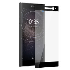 Olixar Sony Xperia XA2 Plus Fullscreen Glazen Schermbeschermer - Zwart