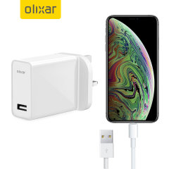 Olixar High Power iPhone XS Max Wall Charger & 1m Cable