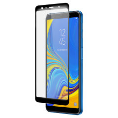 Olixar Galaxy A7 2018 Full Cover Glass Screen Protector - Black