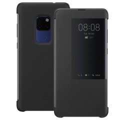 Official Huawei Mate 20 Smart View Flip Case - Black