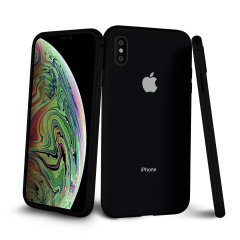 Olixar Colton iPhone XS 2-Piece Case With Screen Protector - Black