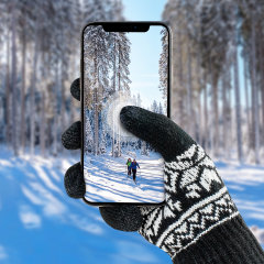 SmartTips Premium Unisex Touchscreen Gloves - Black