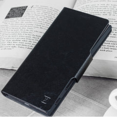 The Olixar leather-style Sony Xperia 1 Wallet Case in black provides enclosed protection and can also be used to hold your credit cards. The case also transforms into a viewing stand for added convenience.
