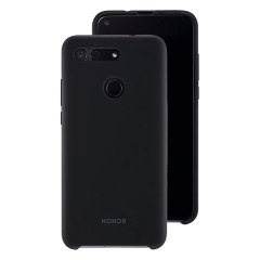 Coque officielle Huawei Honor View 20 en silicone – Noir
