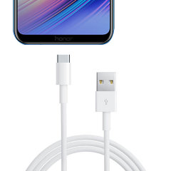 Official Huawei Honor Play SuperCharge USB-C Kabel 1m - Weiß