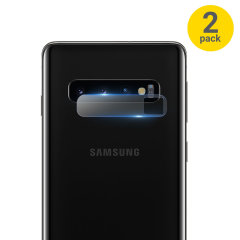 Olixar Galaxy S10 Plus Bildschirmschutz aus gehärtetem Glas-Doppelpack