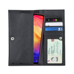 Olixar Primo Lederen Xiaomi Redmi Note 7 Portemonnee Case - Zwart