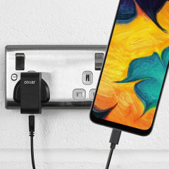 Olixar High Power Samsung Galaxy A30 Wall Charger & 1m USB-C Cable