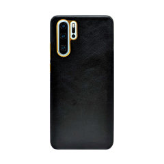 Olixar Genuine Leather Huawei P30 Pro Case - Black