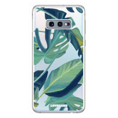 Funda Samsung Galaxy S10e LoveCases Tropical - Verde / Transparente