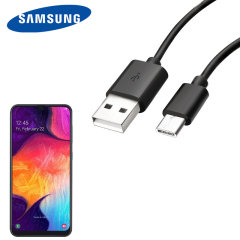 Cable de Carga Oficial Samsung Galaxy A50 USB-C - Negro