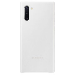 Official Samsung Galaxy Note 10 Leather Cover Case - White