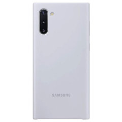Official Samsung Galaxy Note 10 Silicone Cover - Silver