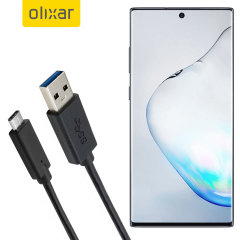 Câble USB-C Samsung Galaxy Note 10 Olixar Chargement & Transfert – 1M